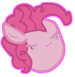 Size: 149x153 | Tagged: safe, artist:keno9988, pinkie pie, g4, female, game grumps, grumpy, i'm not so grump, pony grumps, solo