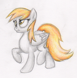 Size: 542x550 | Tagged: safe, artist:benrusk, derpy hooves, pegasus, pony, g4, female, mare, scrunchy face, solo