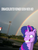 Size: 720x960 | Tagged: safe, twilight sparkle, pony, g3, g4, derp, double rainbow, ermahgerd, female, g4 to g3, generation leap, image macro, irl, outdoors, photo, ponies in real life, solo, twilight snapple