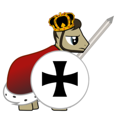 Size: 1129x1162 | Tagged: safe, artist:php50, pony, king, maddyson, male, shield, solo, sword