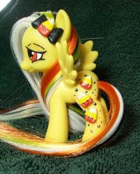 Size: 467x581 | Tagged: safe, artist:macabredarling, pegasus, pony, brushable, customized toy, halloween, toy