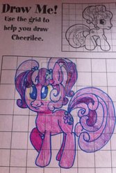 Size: 600x900 | Tagged: safe, artist:ponylover5, cheerilee (g3), g3, g3.5, drawing, female, solo