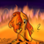 Size: 1000x1000 | Tagged: safe, artist:freefraq, oc, oc only, elemental, elemental pony, fire elemental, fire pony, lava pony, original species, pony, fire, lava, solo