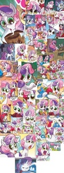 Size: 1000x2684 | Tagged: safe, idw, sweetie belle, g4, collage, comic