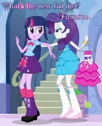 Size: 844x1046 | Tagged: safe, edit, edited screencap, screencap, rarity, spike, twilight sparkle, dog, equestria girls, g4, boots, bracelet, cards against equestria girls, fall formal outfits, high heel boots, jewelry, spike the dog, this is our big night