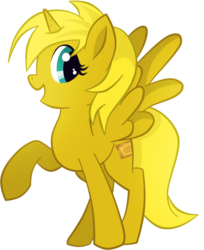 Size: 594x728 | Tagged: safe, artist:mimipony, oc, oc only, oc:ticket, alicorn, pony, alicorn oc, simple background, solo, transparent background