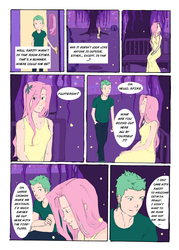 Size: 755x1057 | Tagged: safe, artist:demdoodles, fluttershy, spike, comic:measurements, g4, comic, female, humanized, male, ship:sparity, shipping, straight