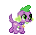 Size: 74x72 | Tagged: safe, artist:botchan-mlp, spike, dog, equestria girls, g4, animated, desktop ponies, male, pixel art, simple background, solo, spike the dog, sprite, transparent background, walk cycle