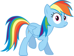 Size: 5760x4369 | Tagged: safe, artist:scrimpeh, rainbow dash, pegasus, pony, g4, it's about time, absurd resolution, female, mare, simple background, solo, transparent background, vector