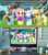 Size: 3264x3672 | Tagged: safe, artist:tgolyi, applejack, fluttershy, rainbow dash, rarity, g4, birthday, caption, computer, forever alone, fourth wall, meme, present