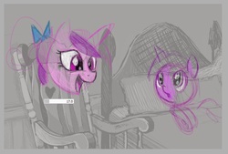 Size: 785x530 | Tagged: safe, princess cadance, twilight sparkle, g4, wip, younger