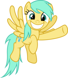 Size: 5225x6000 | Tagged: safe, artist:synch-anon, sunshower raindrops, pegasus, pony, g4, absurd resolution, faic, female, recolor, simple background, smiling, solo, transparent background, vector