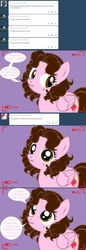 Size: 1236x3605 | Tagged: safe, artist:shinta-girl, oc, oc only, oc:shinta pony, ask, comic, scrunchy face, spanish, translated in the description, tumblr