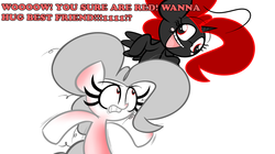 Size: 1280x717 | Tagged: safe, artist:albinon, pinkie pie, oc, g4, ask-albino-pie, sunburn