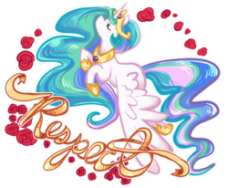 Size: 1000x824 | Tagged: safe, artist:squidbombed, princess celestia, g4, down with molestia, down with molestia drama, drama, eyes closed, female, mouthpiece, solo, text