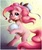 Size: 1400x1674 | Tagged: safe, artist:locksto, pinkie pie, earth pony, pony, g4, balloon, bow, female, ribbon, solo