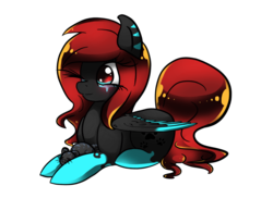 Size: 1024x745 | Tagged: safe, artist:golden-fly, oc, oc only, cat, pegasus, pony, crying, solo