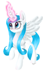 Size: 1110x1768 | Tagged: safe, artist:agussska, oc, oc only, alicorn, pony, alicorn oc, magic, solo