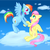 Size: 600x600 | Tagged: safe, artist:divided-s, fluttershy, rainbow dash, g4, female, lesbian, ship:flutterdash, shipping