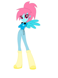 Size: 468x626 | Tagged: safe, artist:firepony-bases, artist:tay-niko-yanuciq, oc, oc only, pegasus, pony, equestria girls, g4, boots, clothes, denim, eqg promo pose set, equestria girls-ified, high heel boots, jeans, pants, shirt, shoes, simple background, solo, transparent background