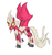 Size: 1024x1091 | Tagged: safe, alicorn, demon pony, pony, gamera, irys, ponified, solo