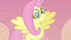 Size: 500x281 | Tagged: safe, screencap, fluttershy, rainbow dash, g4, hurricane fluttershy, animated, cropped, duo, female, goggles, hug