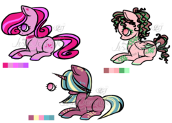 Size: 700x500 | Tagged: safe, artist:lisajennifer, oc, oc only, earth pony, pegasus, pony, unicorn, simple background, transparent background