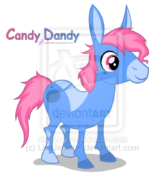 Size: 400x420 | Tagged: dead source, safe, artist:lisajennifer, oc, oc only, donkey, deviantart watermark, obtrusive watermark, simple background, solo, transparent background, watermark