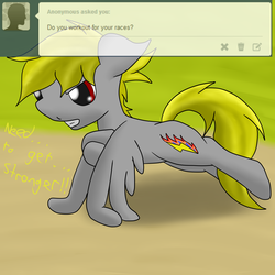 Size: 2600x2600 | Tagged: safe, artist:flashiest lightning, oc, oc only, pegasus, pony, racer, solo, tumblr, wing-ups, workout