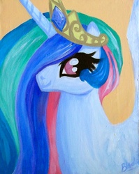 Size: 652x821 | Tagged: safe, artist:php174, princess celestia, g4, female, solo, traditional art