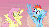 Size: 500x281 | Tagged: safe, screencap, fluttershy, rainbow dash, pony, g4, hurricane fluttershy, animated, cropped, cute, eyes closed, female, flying, goggles, grin, high five, high wing, shyabetes, smiling, spread wings, wing hands