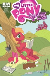 Size: 1265x1920 | Tagged: safe, idw, apple bloom, big macintosh, smarty pants, winona, big cat, earth pony, pony, tiger, g4, book, burger, calvin and hobbes, comic cover, cover, food, hamburger, jughead, male, ponified, stallion, the catcher in the rye