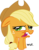 Size: 785x1000 | Tagged: safe, applejack, crab pony, g4, disgusted, female, meme, simple background, solo, wat