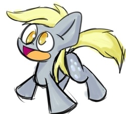 Size: 640x576 | Tagged: safe, artist:olympic tea bagger, derpy hooves, pegasus, pony, g4, cute, dan is me, female, mare, solo