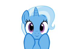 Size: 1580x1042 | Tagged: safe, artist:kuren247, trixie, pony, unicorn, g4, bust, cute, diatrixes, female, mare, simple background, solo, transparent background, vector