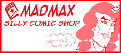 Size: 900x400 | Tagged: safe, artist:madmax, oc, oc only, oc:madmax, madmax silly comic shop, braid, comic, handsome face