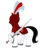 Size: 2093x2421 | Tagged: safe, artist:php50, pony, armor, fantasy class, helmet, hoof hold, knight, lord, protector, raised hoof, red, solo, sword, warrior, weapon