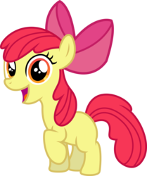 Size: 6987x8371 | Tagged: safe, artist:fureox, apple bloom, g4, .ai available, absurd resolution, female, simple background, solo, transparent background, vector