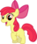 Size: 6987x8371 | Tagged: safe, artist:fureox, apple bloom, g4, .ai available, absurd resolution, female, simple background, solo, transparent background, vector