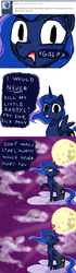 Size: 900x3200 | Tagged: safe, artist:talludde, princess luna, ask the princess of night, g4, comic, female, moon, solo, tumblr