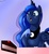 Size: 1670x1816 | Tagged: safe, artist:skyart301, princess luna, g4, cake, cakeluna, female, heart eyes, solo, wingding eyes