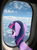 Size: 800x1067 | Tagged: safe, twilight sparkle, pony, unicorn, g4, female, irl, mare, photo, plane, ponies in real life, sky, solo, unicorn twilight, vector, window