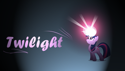 Size: 3840x2160 | Tagged: safe, artist:aleksa0rs1, twilight sparkle, g4, female, magic, solo, vector, wallpaper