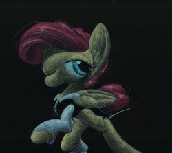 Size: 922x820 | Tagged: safe, artist:getchanoodlewet, fluttershy, g4, clothes, female, solo, traditional art