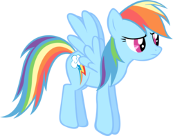 Size: 2920x2296 | Tagged: safe, artist:lilcinnamon, rainbow dash, a bird in the hoof, g4, female, floating, simple background, solo, transparent background, vector