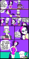 Size: 1024x2048 | Tagged: safe, rarity, spike, anthro, g4, comic, female, male, ship:sparity, shipping, stormed in, straight