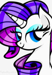 Size: 1280x1839 | Tagged: safe, artist:vivian reed, rarity, g4, female, simple background, solo, vector, white background