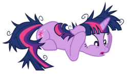 Size: 5458x3200 | Tagged: safe, artist:9x18, twilight sparkle, pony, unicorn, g4, lesson zero, .psd available, absurd resolution, female, mare, messy mane, nervous, simple background, solo, transparent background, twilynanas, unicorn twilight, vector