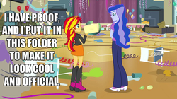 Size: 625x351 | Tagged: safe, princess luna, sunset shimmer, vice principal luna, equestria girls, g4, my little pony equestria girls, balloon, duo, image macro