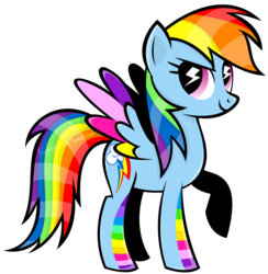 Size: 1280x1310 | Tagged: safe, artist:vivian reed, rainbow dash, g4, female, simple background, solo, transparent background, vector